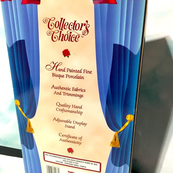 NWT Hand Painted Bisque 90s Porcelain Doll 18” - Picture 13 of 14